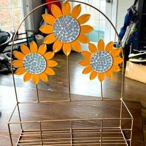 Brand new mounted planter 15 inches length by 5 inches wide 18 inches in height